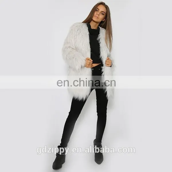Express Clothes New Design Jacket for Women Women Villus Jacket in Grey photo-2
