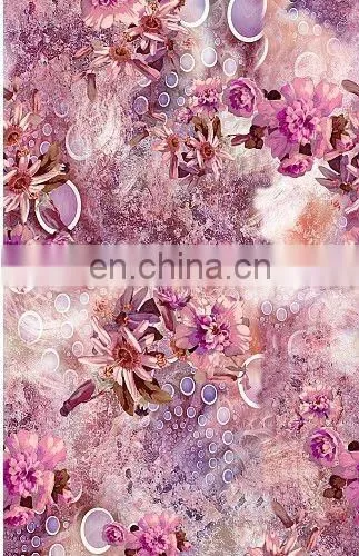 Apparel Fashion Dress Fabric 100% Polyester Digital Printed Customized Fashion Fabric in Cheap Price