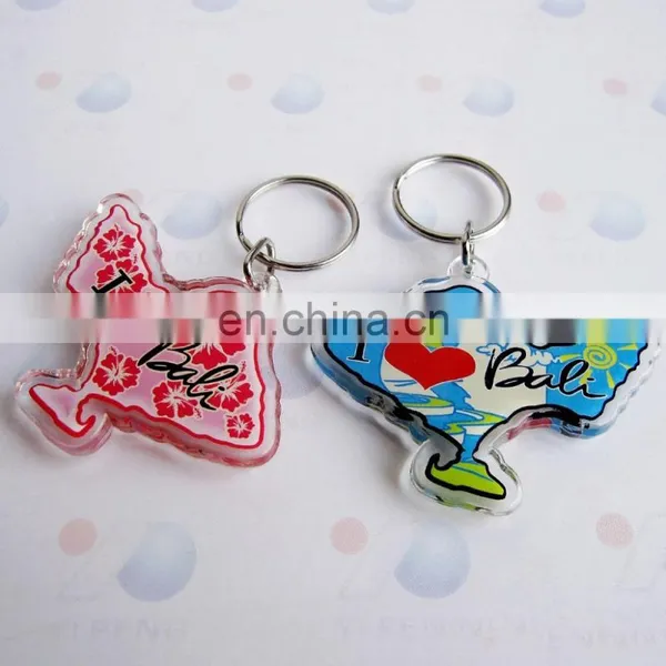 Printed Photo Insert Plastic 3d Acrylic Keychain photo-4