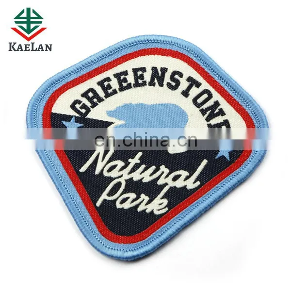 Customized Wholesale Woven Badge for Garment