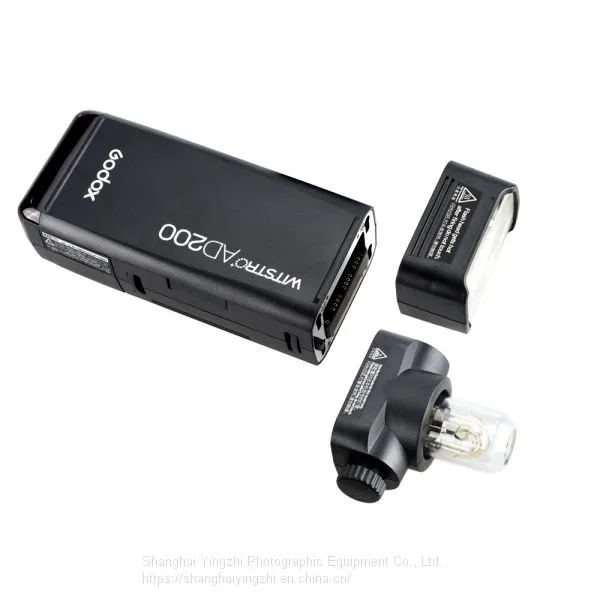 Portable Outdoor Studio Flash Light Professional Studio Flash Light AD200 1/8000s With LED Panel Light photo-2