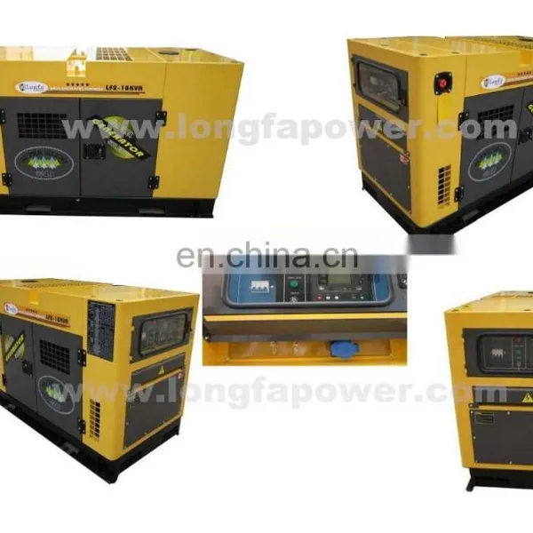 Super Silent Rated 10kW 12kVA Double Cylinders Diesel Generator photo-2