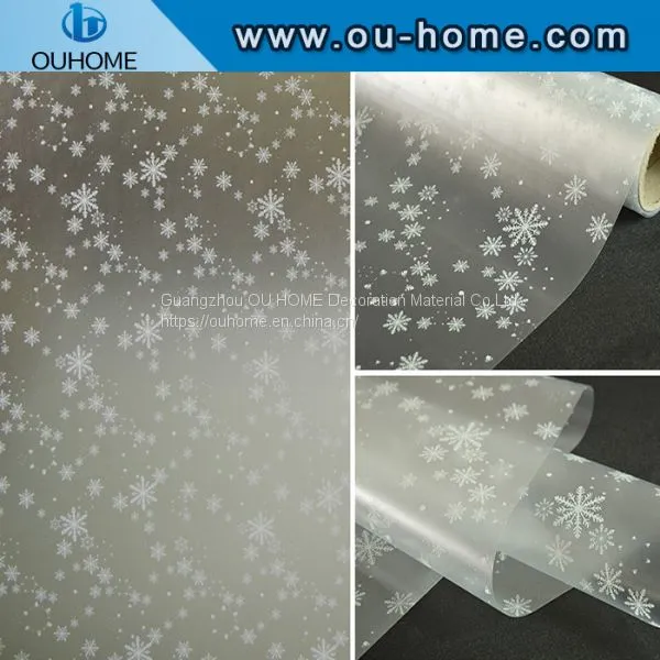 BT805 Self Adhesive Privacy Decorated Frosted Window Film photo-4