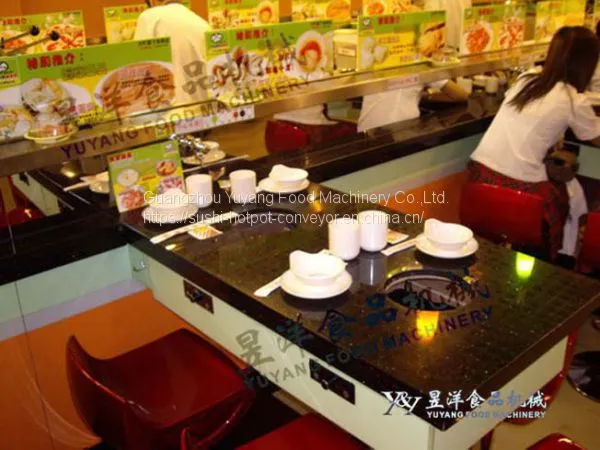 Hot Pot Food Belt Conveyor Belt Rotary Conveyor System photo-5