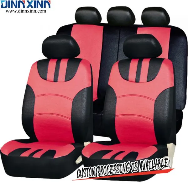 DinnXinn Nissan 9 Pcs Full Set Polyester Bench Car Seat Cover Protector Wholesaler China photo-3