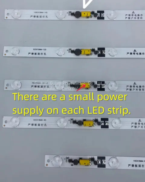 GULAI AC220V IP 20 CONSTANT CURRENT RIGID LED STRIP DIFFUSE REFLECTION BACK LIGHTS photo-3