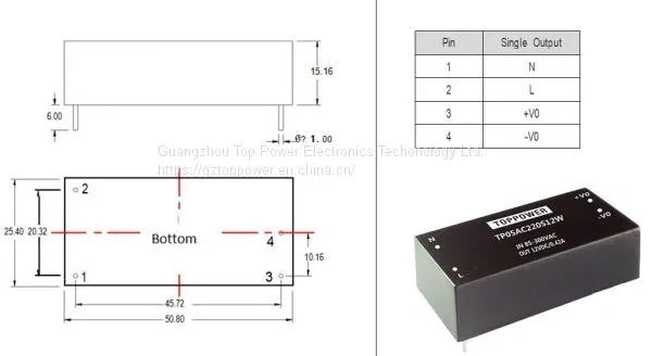 5W 4KV Isolation Wide Input AC/DC Converters ac Power Supplies photo-2