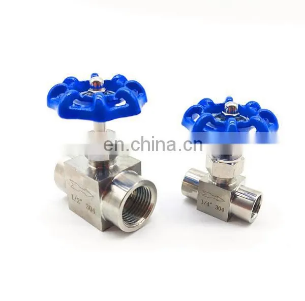 304 Stainless Steel Straight Through Female Thread Needle Valve photo-6