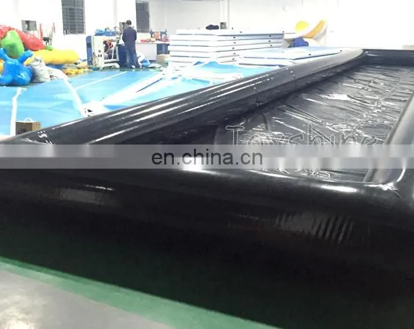 6m x 4m Black Inflatable Kids Swimming Pool For Water Slide Park photo-3