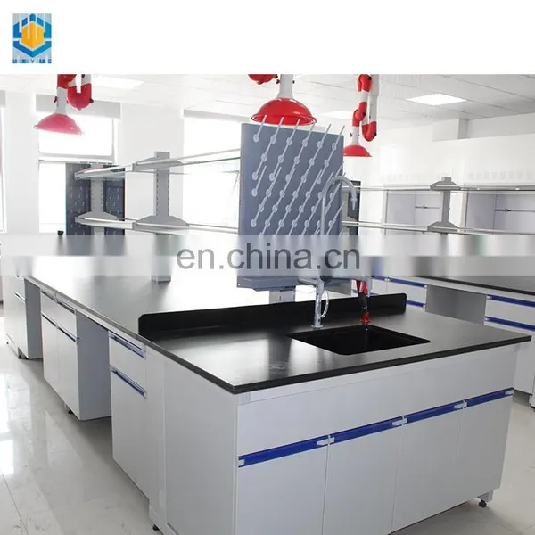SGS Approved Lab Furniture Adjustable Work Bench Lab Table With Sink photo-6
