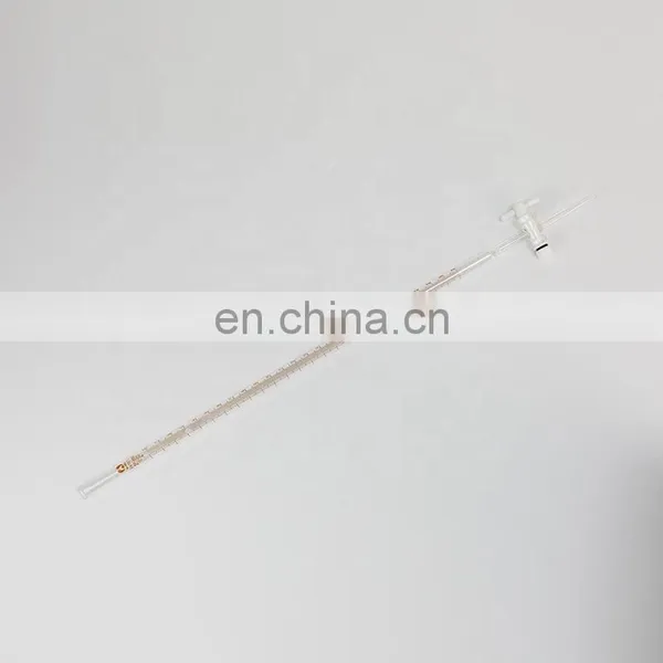 Customized Chemistry Lab 10ml 25ml 50ml 100ml Transparent Glass Acid Base Burette photo-3