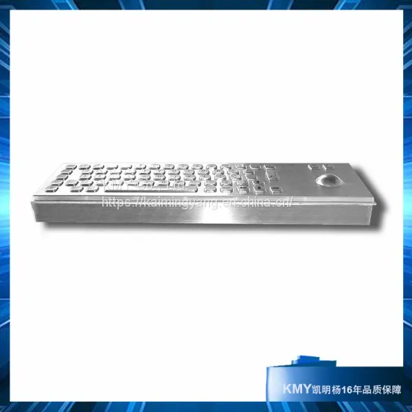 Desktop Metal Keyboard With Trackball (KMY299B-Desk) photo-3