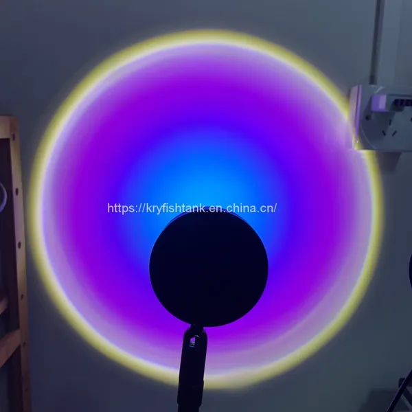 Sunsets Light Floor Lamp Modern LED Floor Lamp Floor Lamps Rainbow Sunsets Projection Background Room Decoration Standing Light photo-2