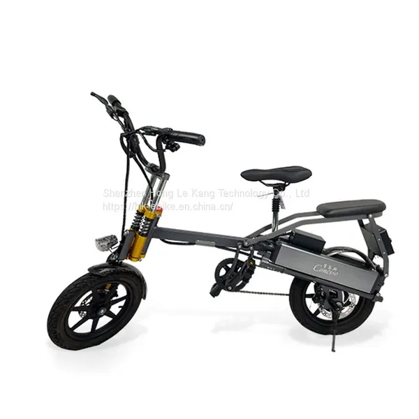 H-14 Ultra-Light Portable Folding Electric Two-Seater Bike Custom Electric Bicycle China OEM Electric Bicycle