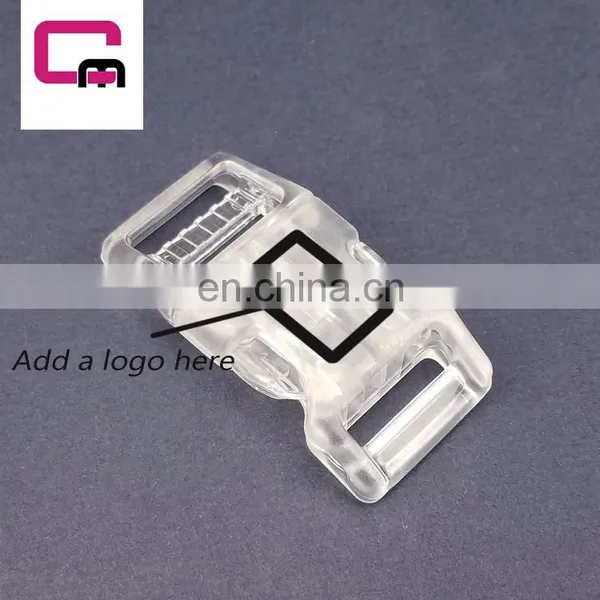 PC Buckle Transparent Design Simple and Practical Buckle With Insert Design ,add Logo photo-3