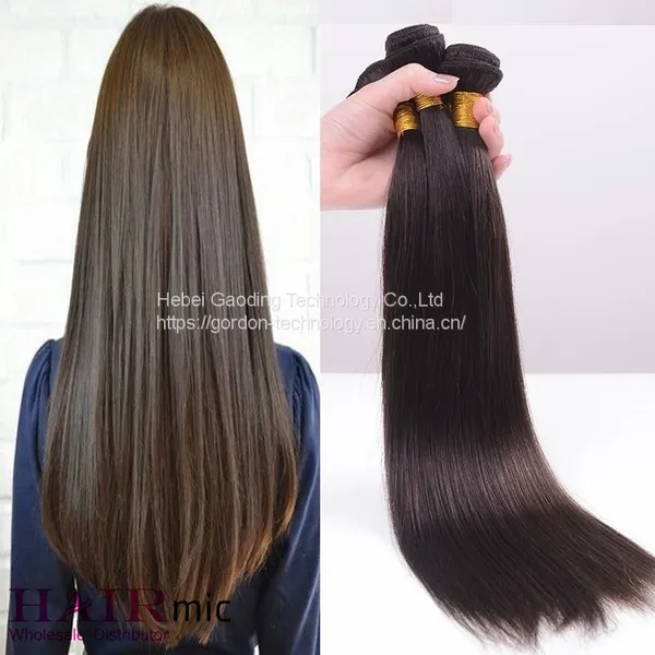 Wholesaler of Dark Brown Long Straight Human Hair Bundle