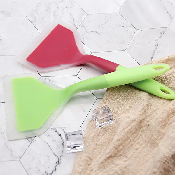 Kitchen Accessories Home and Kitchen Gadgets Nonstick Wide Silicone Omelette Pancakes Shovel Spatula Turner Kitchen Tools Silicone Scraper photo-3