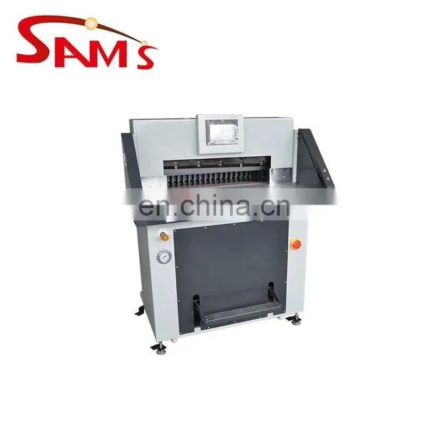 A3 720mm Automatic Paper Die Hydraulic Industry Guillotine Paper Cutting Machine With LCD Touch Screen photo-3