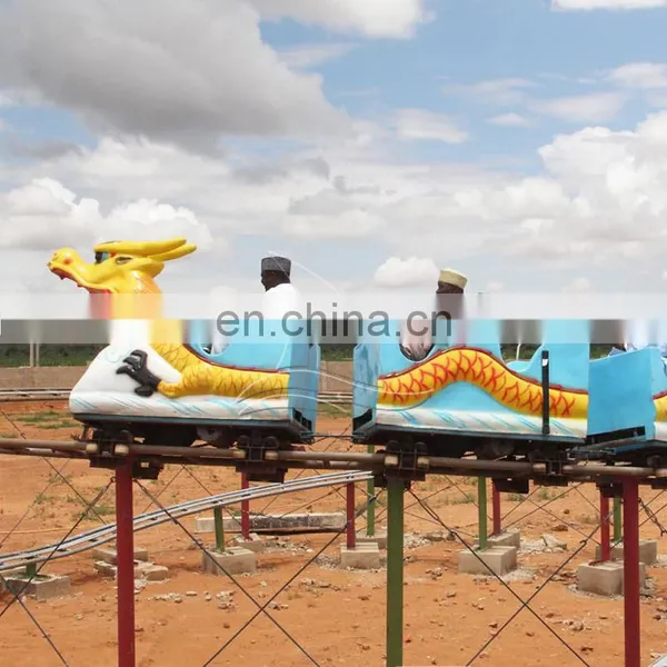 Funfair Family Train Ride Cheap Roller Coaster Model Train Track Sliding Dragon for Sale photo-4