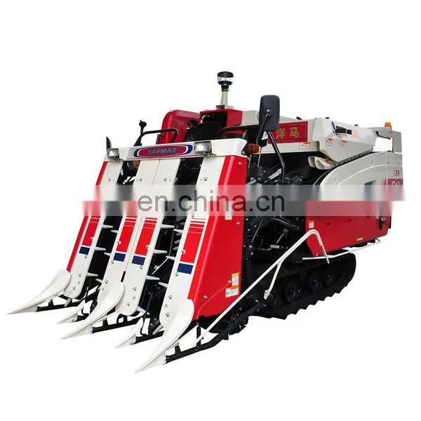 Japanese YM AG600A Agriculture Combine Harvester Machine Rice Cutter YM Half-feed Rice Combine Harvester photo-5
