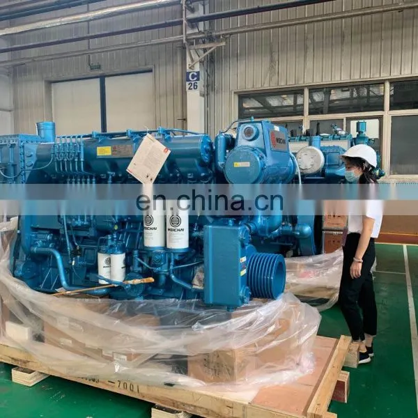 Original Weichai 382kw/520hp/1200rpm WHM6160C520-2 Marine Engine Boat Motor Ship Engine photo-3