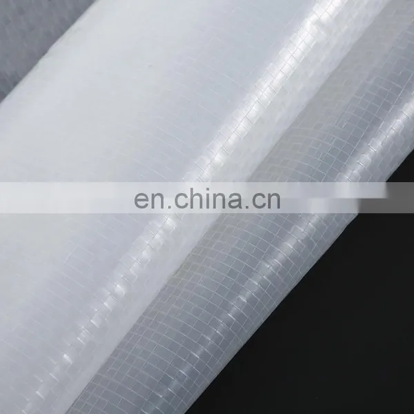 Transparent PE Tarpaulin UV Treatment Woven Fabric Film for Cherry Tree Protection Cover photo-4