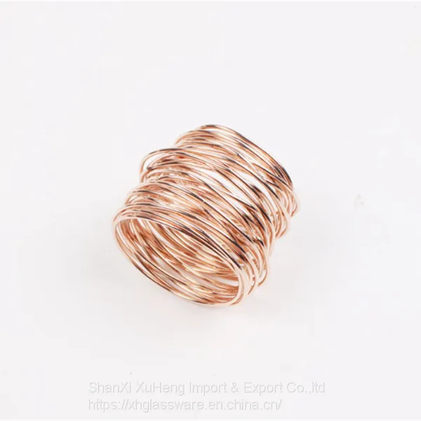 Ready Stock Various Colored Metal Wire Cheap Napkin Ring With Fast Shipping photo-2