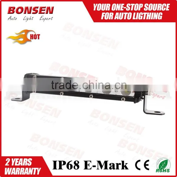 LED Offroad Bar Light Bar Lamp Slim Bar Single Row 50 Inch 3w Crees Waterproof IP67 for AUV ATV JEEP Black Face Surface Mount photo-2