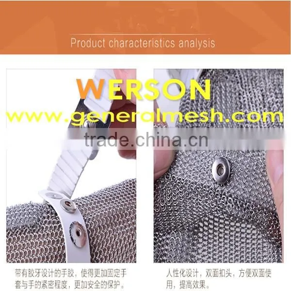 Stainless Steel Ring Mesh Gloves for Cutting Resistance ,304,316 | Generalmesh photo-2