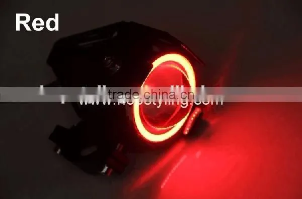 125W U7 LED Projector Headlights for Motorcycle With COB Angel Eyes,headlight Motorcycle photo-3