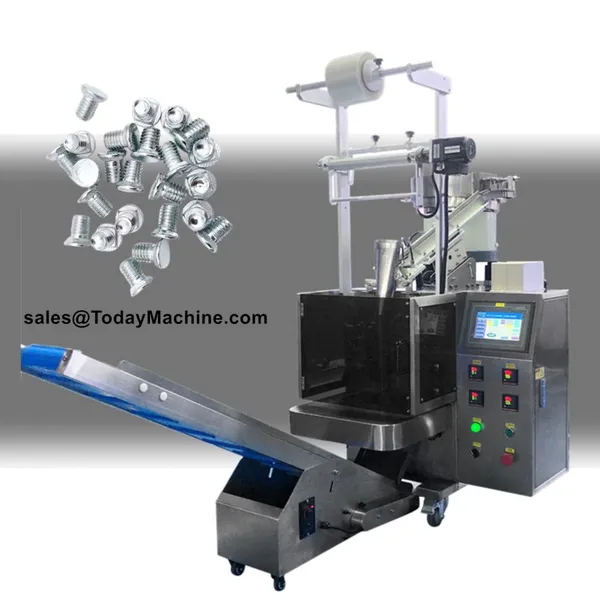 Automatic Bolt Screw Nail Nut Accessories Bag Counting Sealing Packing Machine With Vibrating Plate photo-2