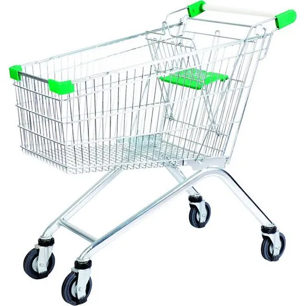 European Style Steel Supermarket Trolley Manufacture photo-4