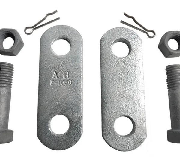 Hot Dip Galvanized Parallel Hanging Plate P-12 P-7 Double Eye Connection Cable Power Fittings photo-2
