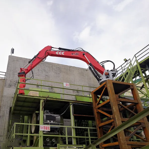 Stationary Type Pedestal Rock Breaker Boom System photo-3