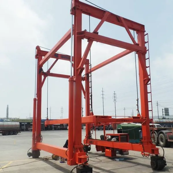 Cranes, Hoists, Container Tilters, Straddle Carriers, and Rubber-tyred Gantry Cranes Are Suitable for 20-foot and 40-foot Containers.