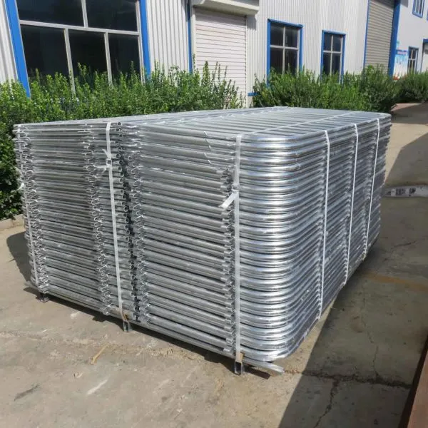 Durable Galvanized Steel Barrier Both Curved Feet Rugged Welded Steel Construction Crowd Control photo-5