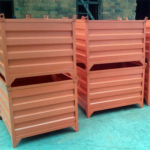 Industrial Plastic Tote Box With Attached Lid for Parts Organization and Transport