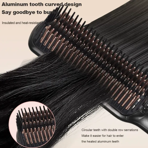 Cold and Hot Air Straight Hair Comb/hair Care Anti Scald Comb/tooth Fluffy Comb（Wechat:13510231336） photo-5