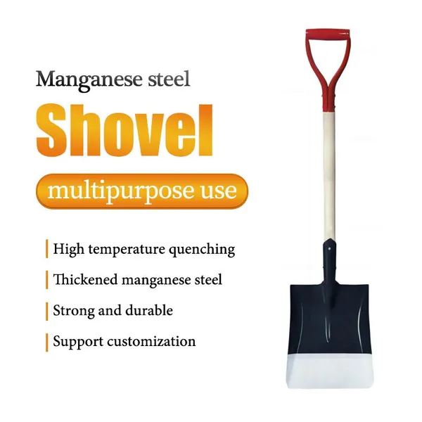 Heavy Duty Rail Steel Farm Shovel With Strong Blade for Africa Agricultural Digging Wholesale photo-5