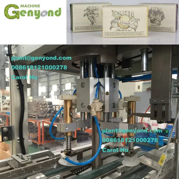 Double Paper Soap Bar Packing Wrapping and Sealing Machine photo-6