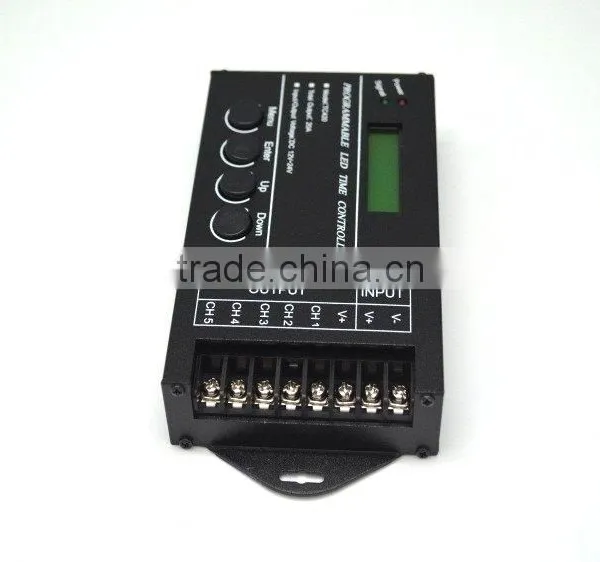 Time Programmable LED Dimmer DC12V/24V 5Channel Total Output 20A photo-3
