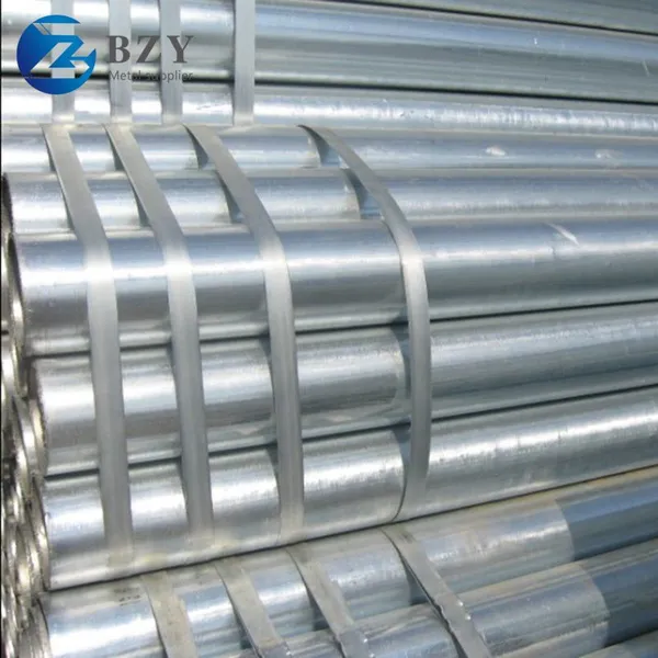 6 Inch Steel Galvanized Iron Pipe Round Galvanized Metal Fence Posts photo-4