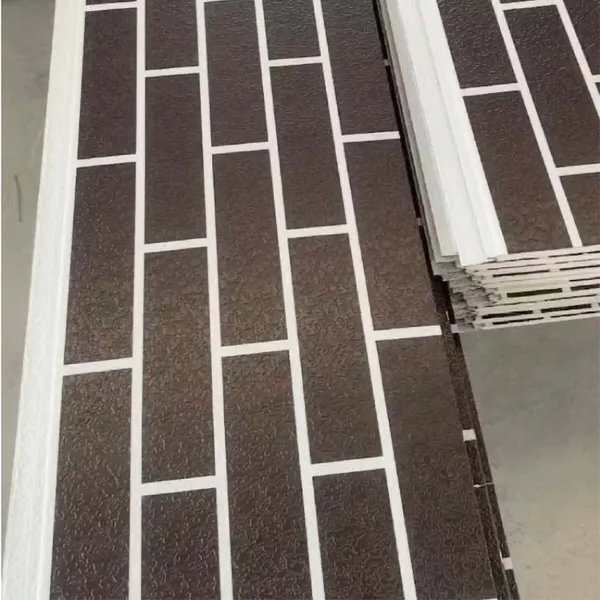 Factory Price Fire Retardant Insulating Sandwich Panel Polyurethane Metal Carved Panel photo-5