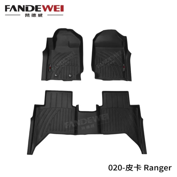 Use for FORD RANGER Raptor 3D Auto Carpet Car Floor Mat Luxury Carpet Easy to Clean Anti-slip Makers Custom All Weather Zero Formaldehyde Waterproof