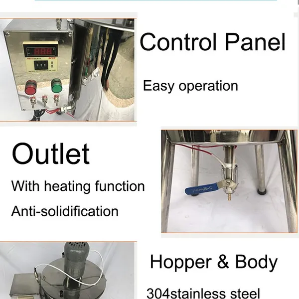 MO-Qdmdch China Supplier Small Lipstick BZ005 Filling Machine Factory Price Stainless Steel Cosmetic Wax Filling Equipment With Heating Tank photo-4