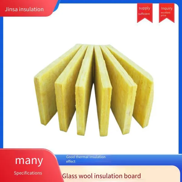 60 - 150mm Sound - Absorbing Glass Wool Board With High Fiber Toughness, Wholesale Manufacturer: Jinsa photo-2
