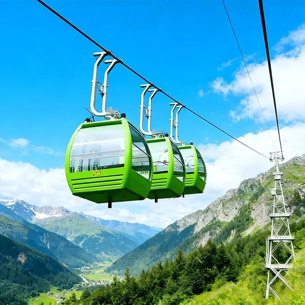 Speed Cable Car and Aerial Tramway Ropeway System Supplier With Steel Wire Rope and Reliable Chairlift Solutions Cableway photo-3
