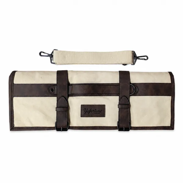 Vintage Canvas Roll-Up Tool Bag