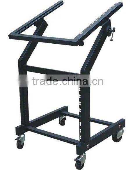 Portable Studio Equipment Mixer Case Rack Mount Stand RKS002