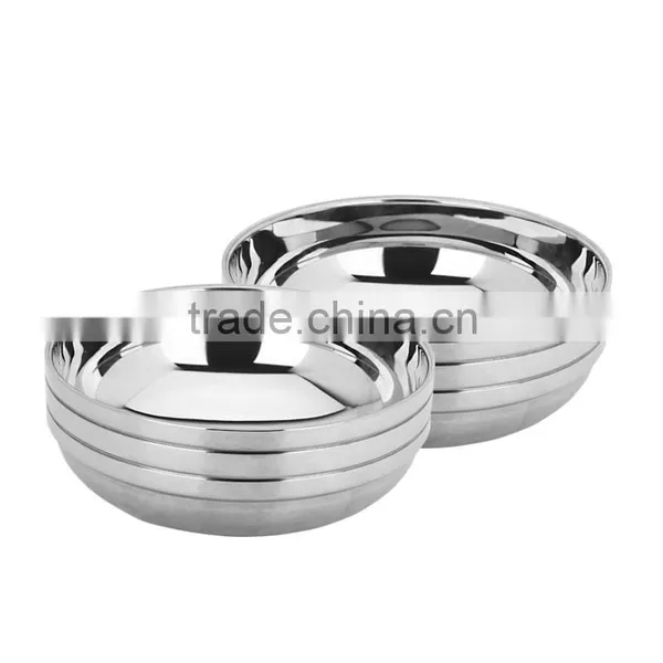 2016 Good Non-magnetic Food Stainless Steel Kitchen Bowls Set photo-2